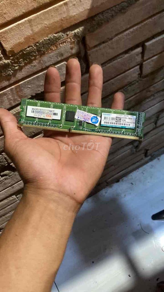 RAM 4GB DDR3 1600MHz. Mua bán Linh kiện (RAM, Card...) tại Huyện Cẩm Mỹ Đồng Nai được đăng bởi XE DIEN DONG NAI hình 1
