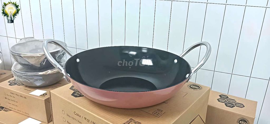 Chảo xào Neoflam 20cm Hồng. Mua bán Dụng cụ nhà bếp tại Thành phố Rạch Giá Kiên Giang được đăng bởi Nhã Đan hình 1