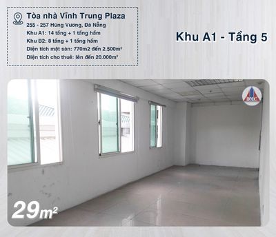 Cho thuê văn phòng dt 28.7m2 tại Vĩnh Trung plaza, tiện lợi, đẳng cấp. Cho thuê văn phòng, mặt bằng kinh doanh tại Quận Thanh Khê Đà Nẵng được đăng bởi VĨNH TRUNG PLAZA