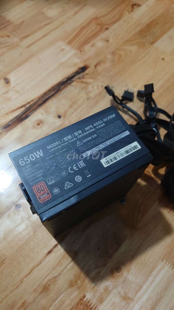 Nguồn Cooler Master MWE 650W 80 Plus Bronze. Mua bán Linh kiện (RAM, Card...) tại Huyện Krông A Na Đắk Lắk được đăng bởi Nhiep hình 1