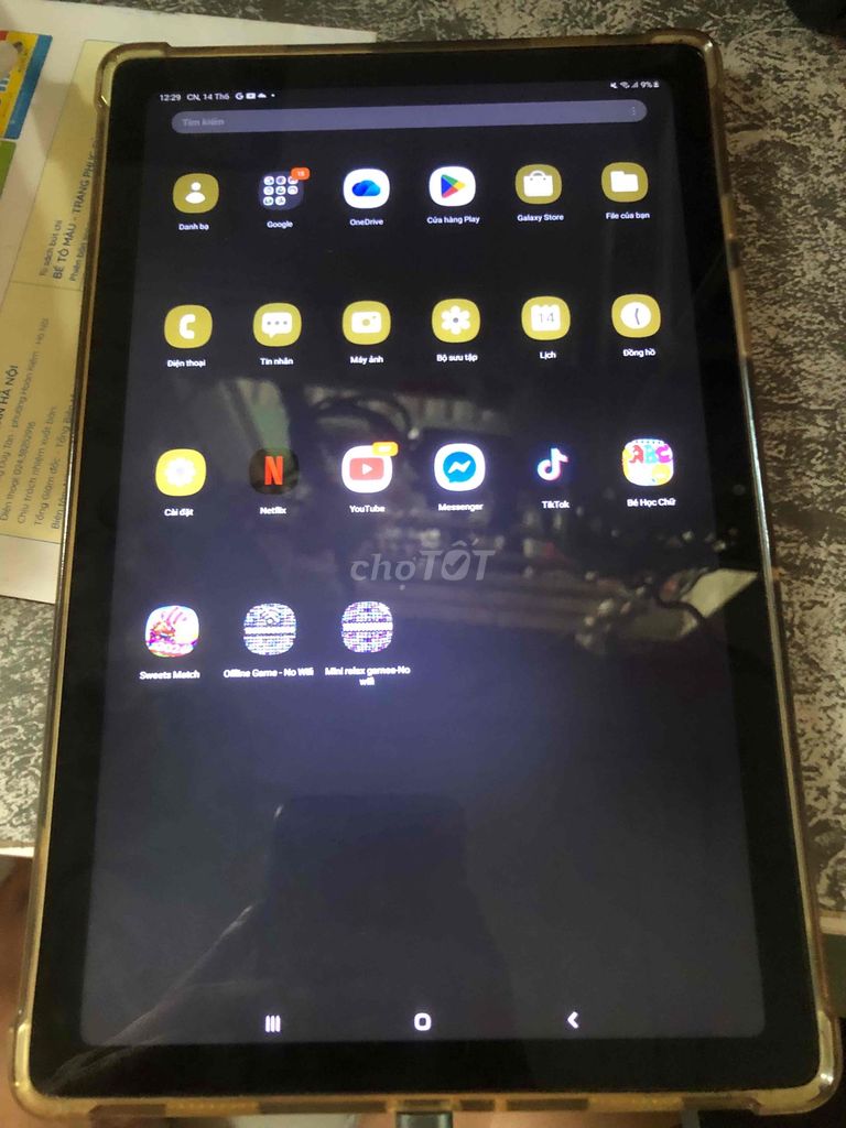 Samsung Galaxy Tab A7 Đen 7040 mAh. Mua bán Máy tính bảng tại Huyện Hóc Môn Tp Hồ Chí Minh được đăng bởi lê văn quý  hình 1