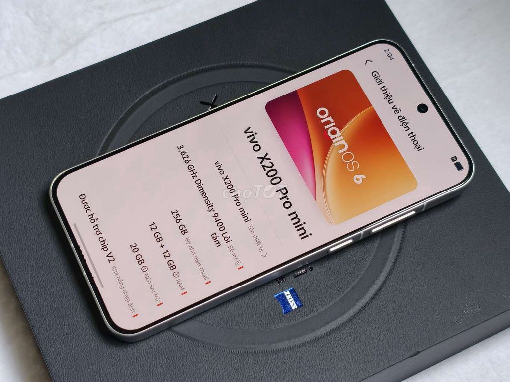 Vivo X200 Pro Mini 12/256 fullbox 99% (bao test). Mua bán Điện thoại tại Quận Bình Tân Tp Hồ Chí Minh được đăng bởi Hiếu hình 1