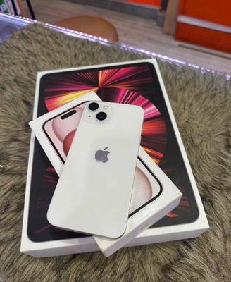iphone 13 256gb trắng ch/a pin100 zin áp suất