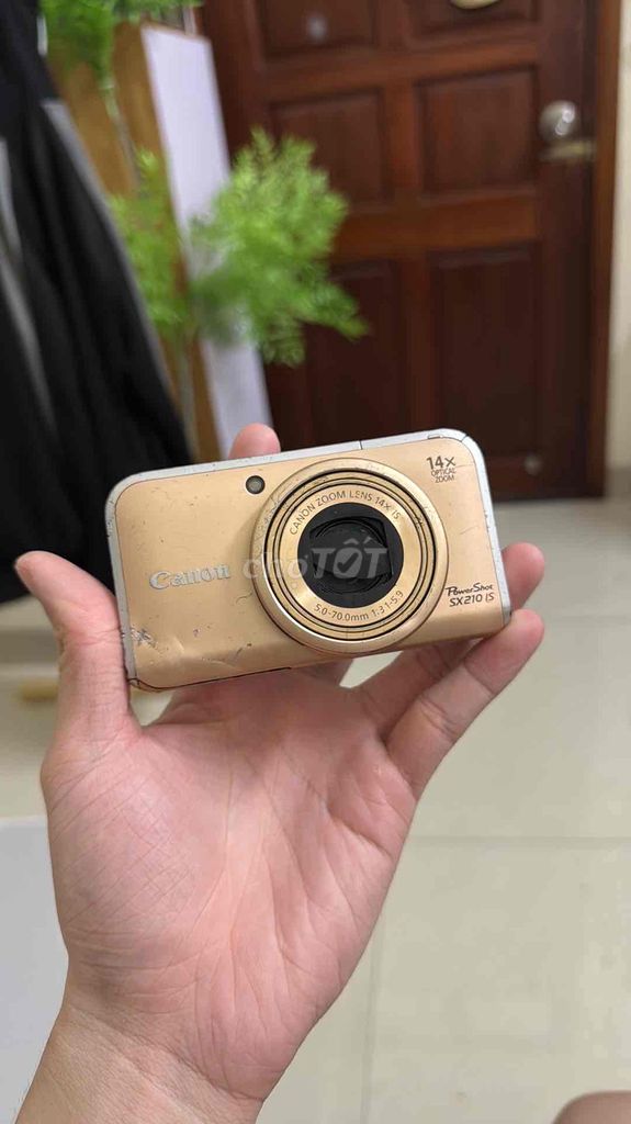 xác Canon SX210 IS Vàng đồng. Mua bán Máy ảnh, Máy quay tại Quận 1 Tp Hồ Chí Minh được đăng bởi LATONG hình 1