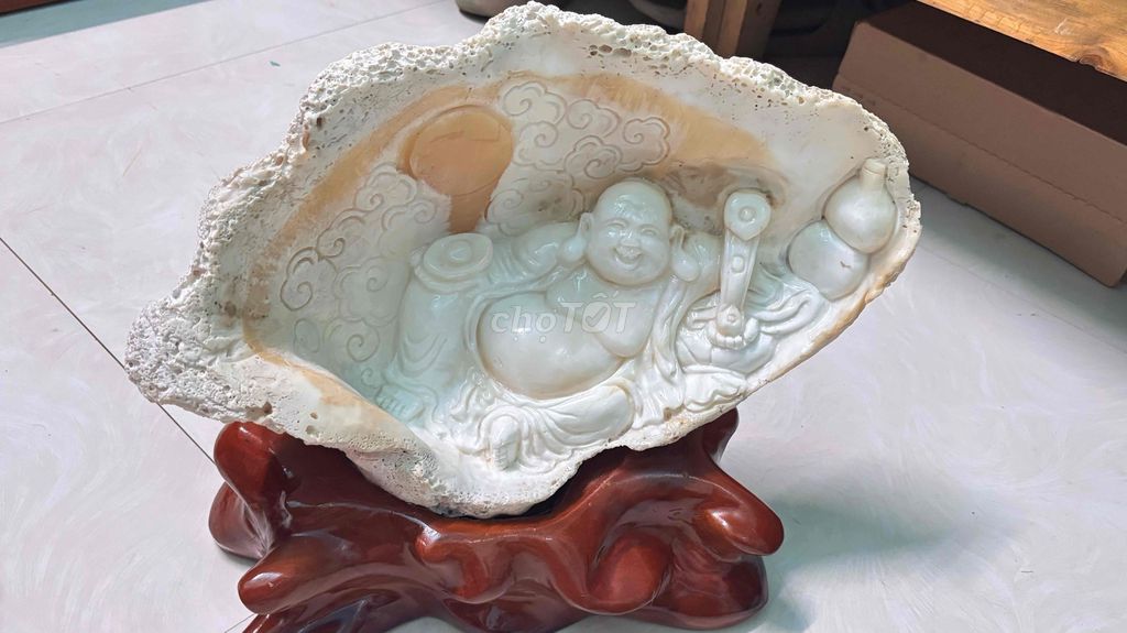 Vật phẩm phong thủy Vỏ sò tai tượng Phật Di Lặc. Mua bán Cây cảnh, đồ trang trí tại Huyện Vĩnh Bảo Hải Phòng được đăng bởi Bùi Lan hình 1