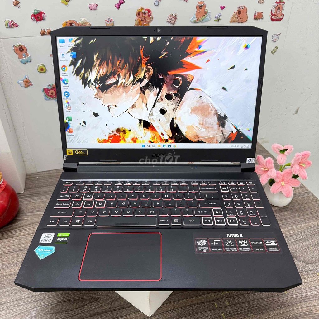 Acer Nitro 5 AN515-55 i7-10750H 8GB 256G 1650ti. Mua bán Laptop tại Quận Liên Chiểu Đà Nẵng được đăng bởi TT Center 603 Tôn Đức Thắng Hòa Khánh  hình 1