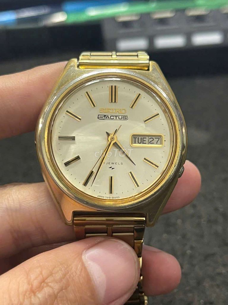 Bán Seiko 5 Actus mạ vàng