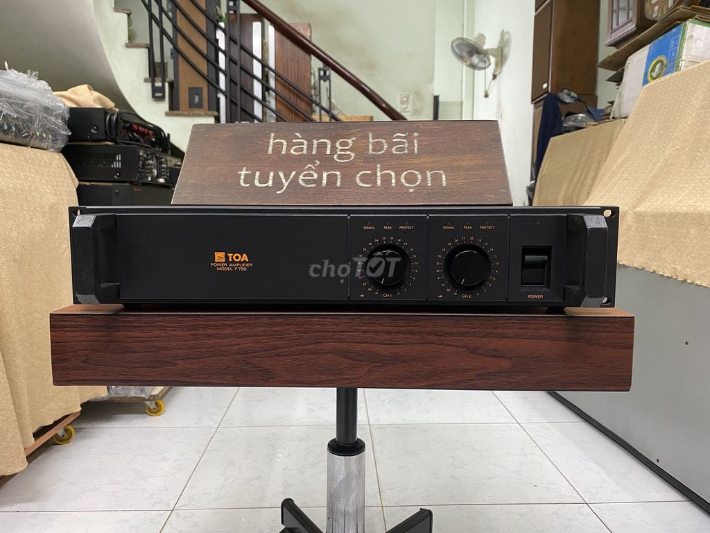 Sale 8/3 Power TOA P75D chạy 12 sò tăng phô rùa