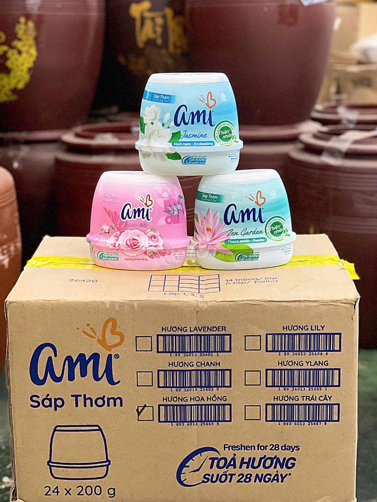 SET 3 CỤC SÁP THƠM AMI