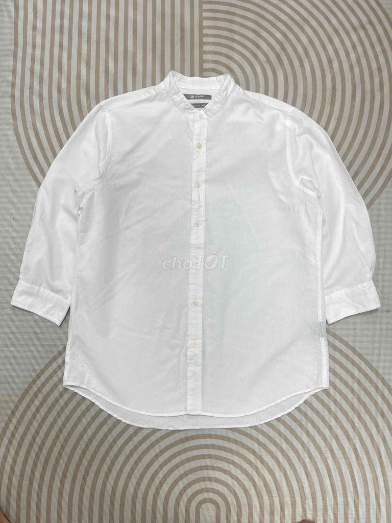 Sơ mi Nano size L Số đo: vai 43, ngực 54, dài 71 G. Mua bán Quần áo tại Quận Cầu Giấy Hà Nội được đăng bởi Chất Secondhand hình 1