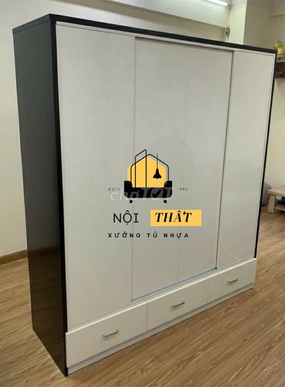 Tủ quần áo Nhựa Đài Loan 1m8x1m45x45cm. Mua bán Tủ, kệ gia đình tại Huyện Gò Dầu Tây Ninh được đăng bởi Cửa Hàng Nội Thất hình 1