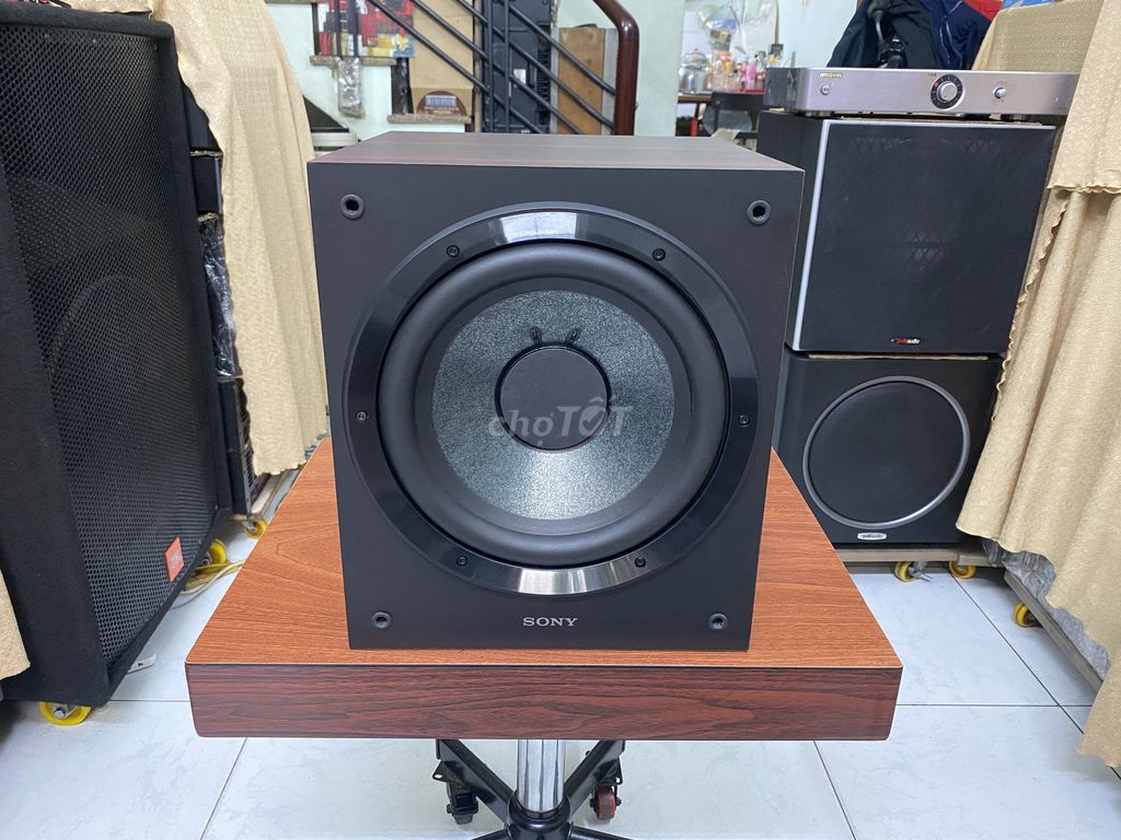Sub điện SONY SA-9 bass 25cm. Mua bán Tivi, Âm thanh tại Quận Tân Bình Tp Hồ Chí Minh được đăng bởi Nhật Minh Audio  hình 1
