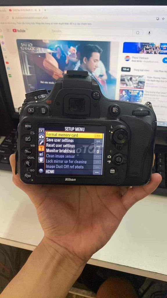 Nikon D610 + lens 50f1.8G full phụ kiện