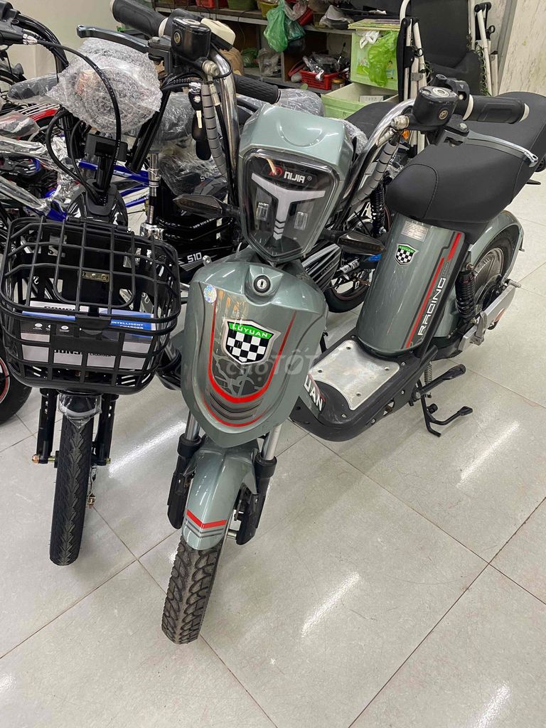 Xe đạp điện LUYUAN CAP màu Xám. Mua bán Xe điện tại Thành phố Thuận An Bình Dương được đăng bởi Nguyễn Đức Khải hình 1