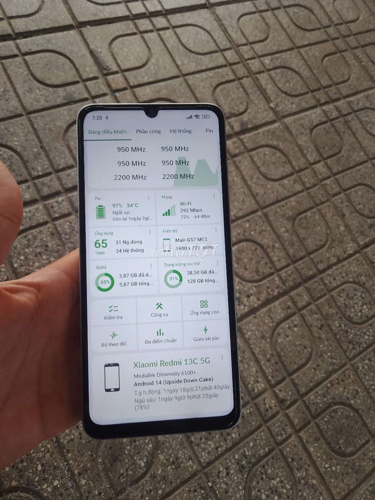 Redmi 13C bản có 5G ram6+6/128gb. Mua bán Điện thoại tại Thành phố Thuận An Bình Dương được đăng bởi tấn phát hình 1