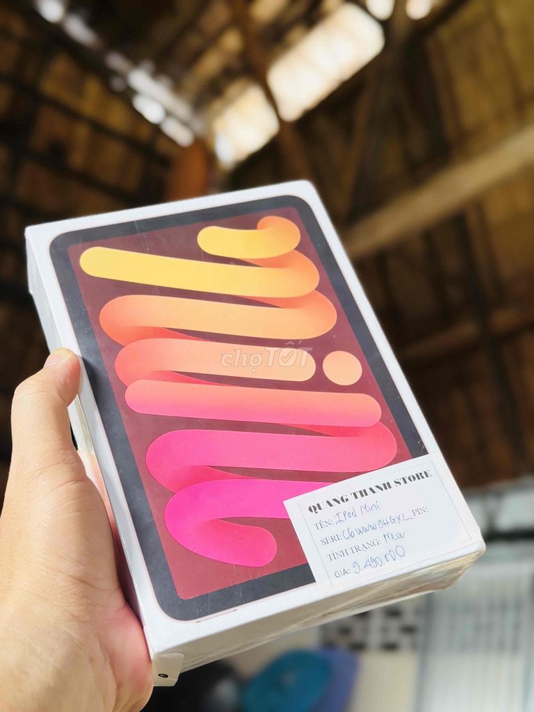 Apple iPad mini 6 64GB Wi-Fi Mới chưa kích hoạt. Mua bán Máy tính bảng tại Quận Ninh Kiều Cần Thơ được đăng bởi Quang Thanh Apple Store hình 1