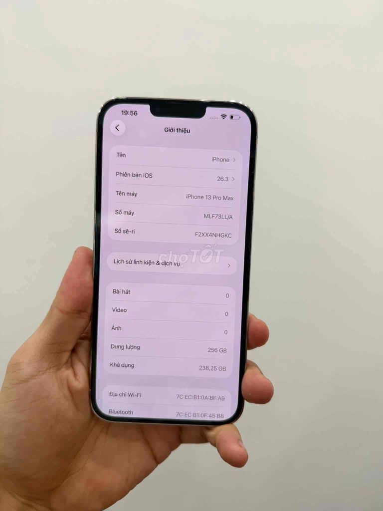 Apple iPhone 13 Pro Max 256GB Bạc. Mua bán Điện thoại tại Quận Đống Đa Hà Nội được đăng bởi Ng Hoang Anh hình 1