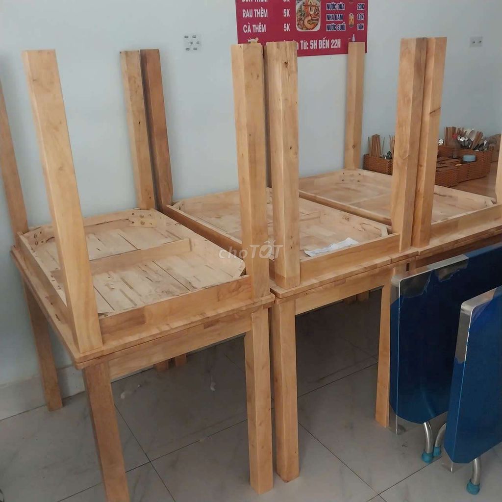 Bàn ăn gỗ 60x100x73cm. Mua bán Bàn ghế tại Quận Tân Phú Tp Hồ Chí Minh được đăng bởi Hue hình 1