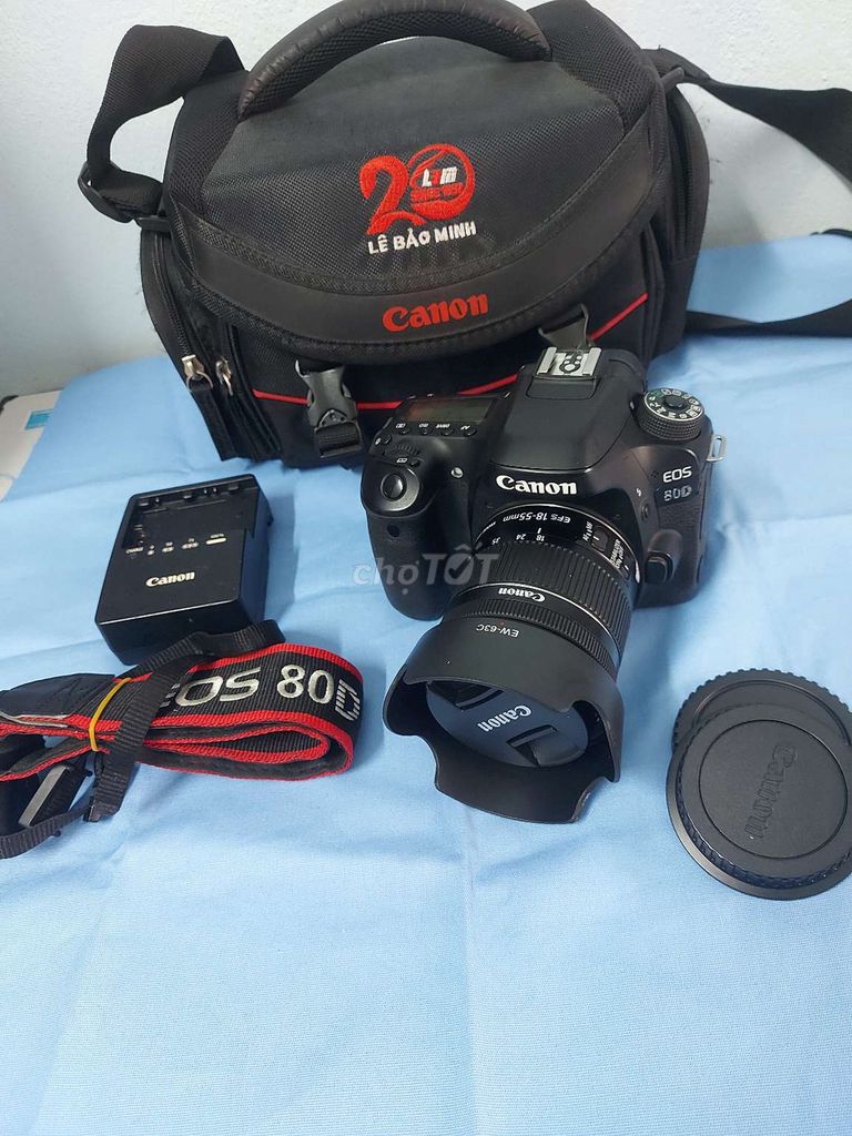 Máy ảnh Canon 80D& 18-55 STM đẹp keng.. Mua bán Máy ảnh, Máy quay tại Quận Lê Chân Hải Phòng được đăng bởi MAYANHVUI hình 1