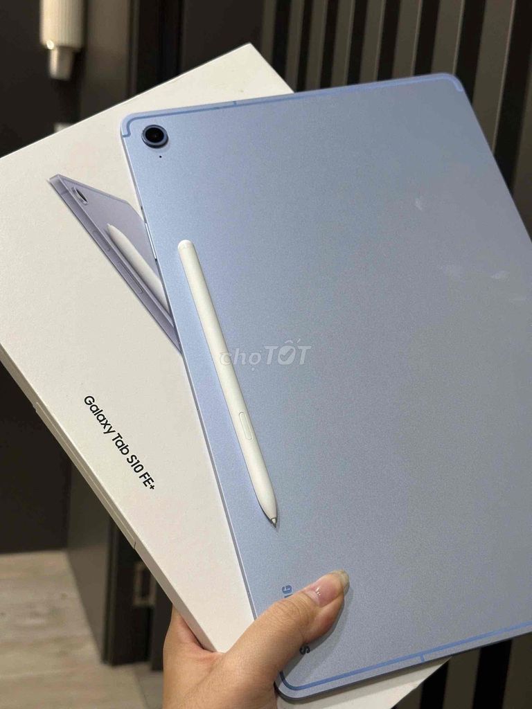 Samsung Tab S10 FE+ 8GB/128GB 99% Blue Zin LikeNew. Mua bán Máy tính bảng tại Quận 8 Tp Hồ Chí Minh được đăng bởi TRƯỜNG MOBILE  hình 1