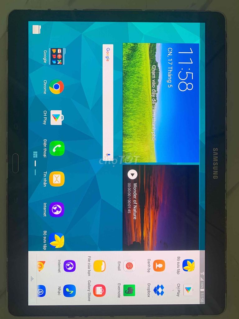 Samsung Galaxy Tab S Xám. Mua bán Máy tính bảng tại Huyện Tiểu Cần Trà Vinh được đăng bởi Tuấn hình 1