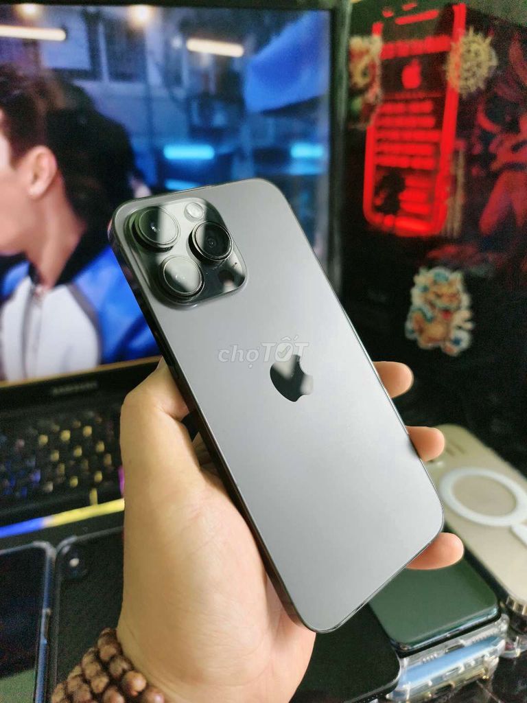 iPhone 14 Pro Max 128GB Đen Mới 100%. Mua bán Điện thoại tại Huyện Long Thành Đồng Nai được đăng bởi THÁI SƠN MOBILE hình 1