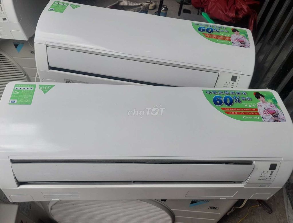 Daikin 1hp inverter nội địa nhật Stremer R32 D648