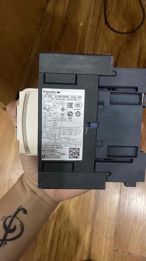 cần bán gấp contactor + schneider + 80A 6 con. Mua bán Đồ chuyên dụng, Giống nuôi trồng tại Quận 12 Tp Hồ Chí Minh được đăng bởi Hữu Bằng  hình 2