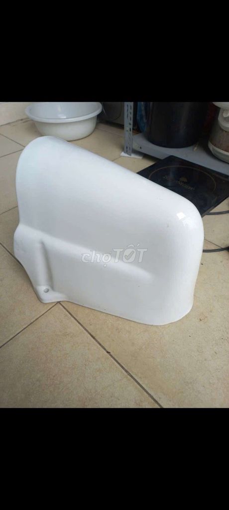 Chậu rửa mặt sứ trắng chưa sử dụng. Mua bán Thiết bị vệ sinh, nhà tắm tại Quận Thanh Xuân Hà Nội được đăng bởi Kevin hình 1