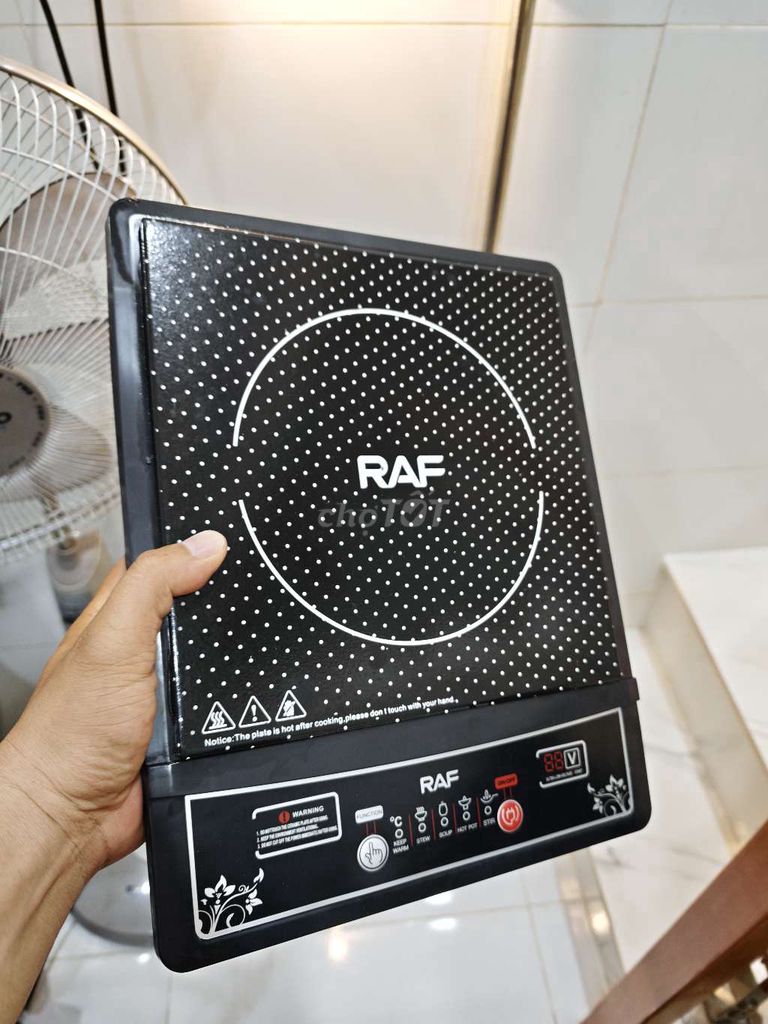 Bếp điện từ RAF Đen - Công Suất 2000W. Mua bán Bếp, lò, đồ điện nhà bếp tại Quận 6 Tp Hồ Chí Minh được đăng bởi Quang Lâm hình 1