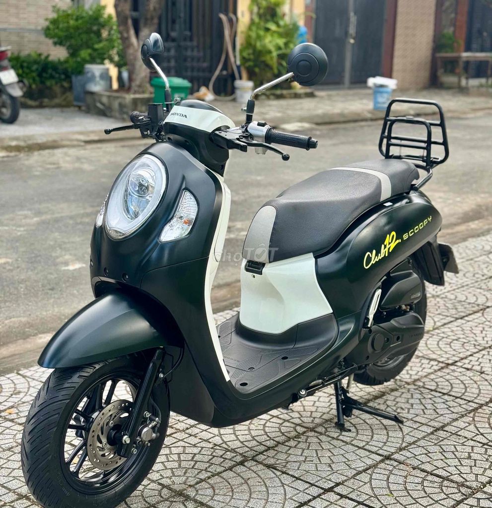 Honda Scoopy Club 12 2024 Đen trắng 9000km. Mua bán Xe máy tại Quận Sơn Trà Đà Nẵng được đăng bởi Anh Thành hình 3