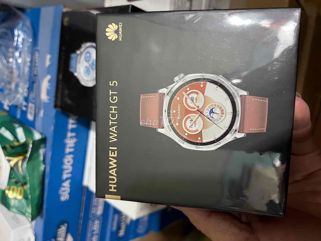 Huawei Watch GT5 nâu chính hãng new BH 12 tháng