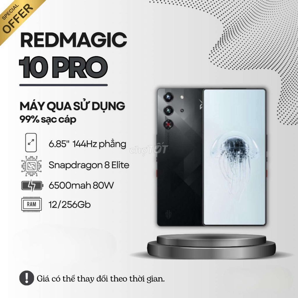 ⭐REDMAGIC 10 PRO FULLBOX ROM QT 12+256