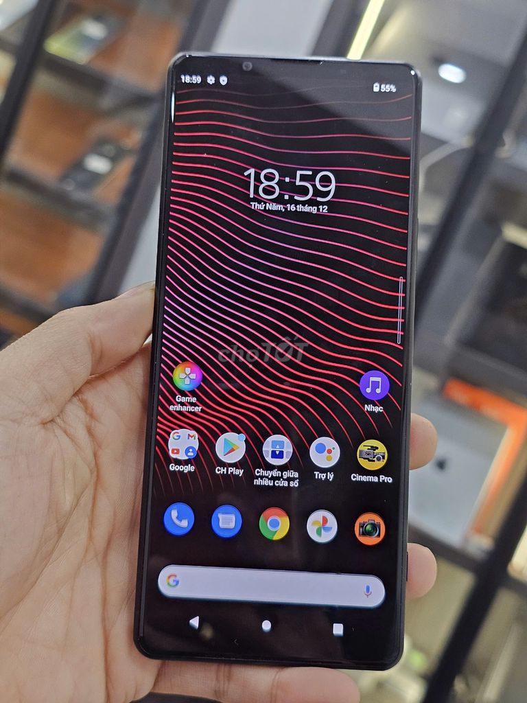 Sony Xperia 1 Mark 3 (12-256Gb)Quốc tế ,Đen, 2 Sim