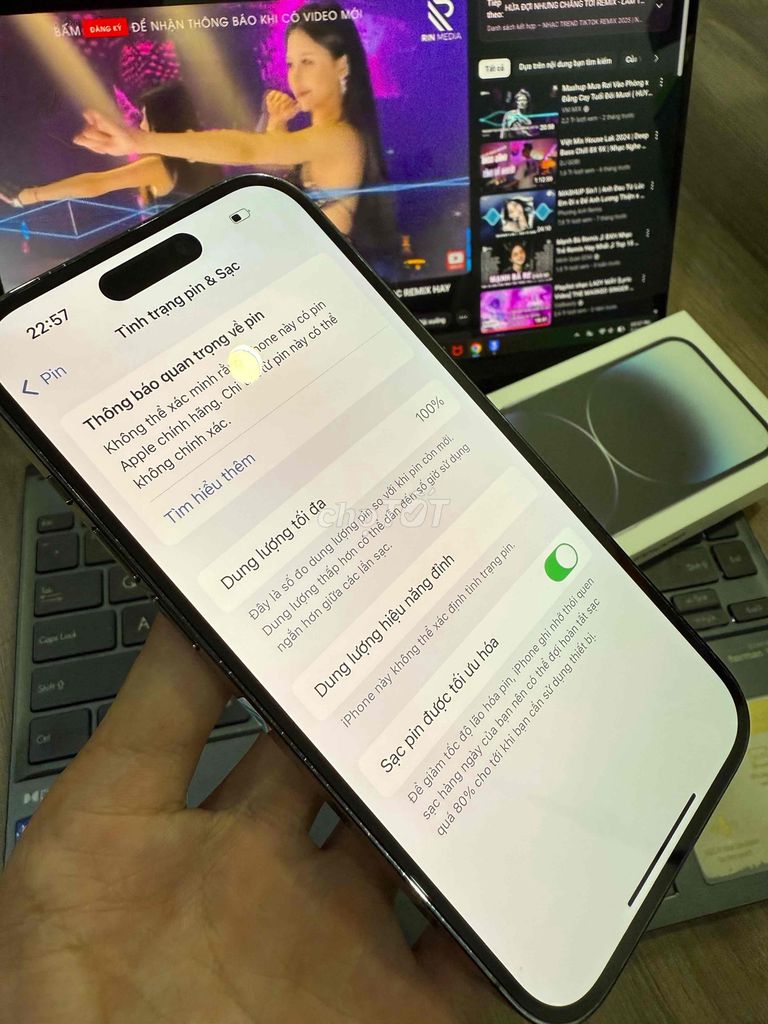 Iphone 14pro  256G quốc tế zin all