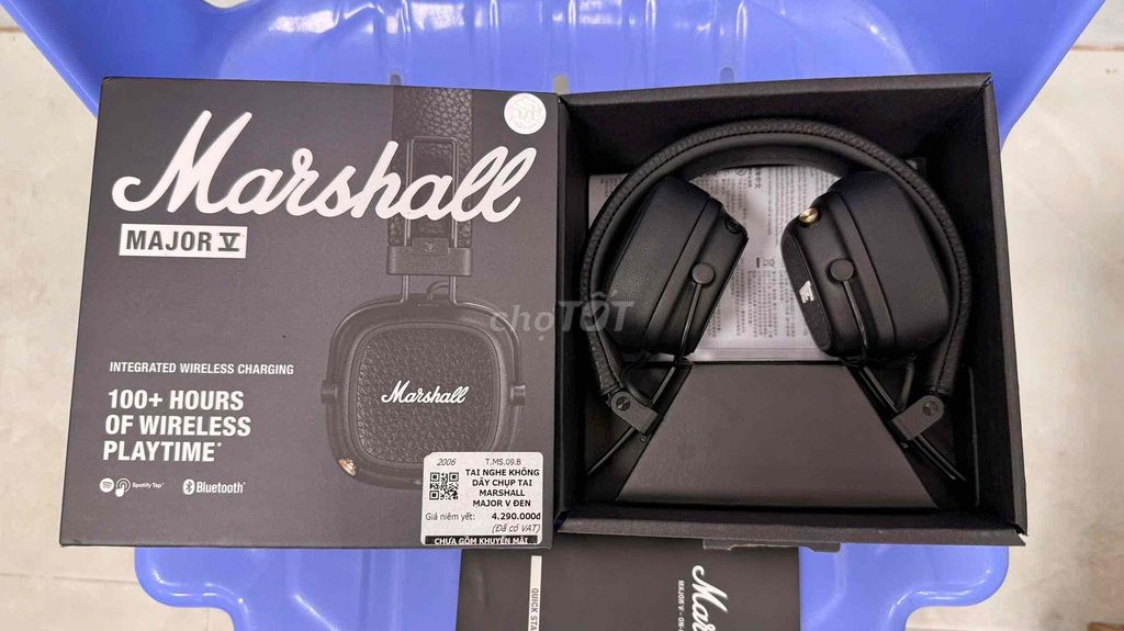 Tai nghe Marshall Major V Mới mua ít sài, 2tr2. Mua bán Tivi, Âm thanh tại Thành phố Phan Thiết Bình Thuận được đăng bởi Trần Hùng hình 1