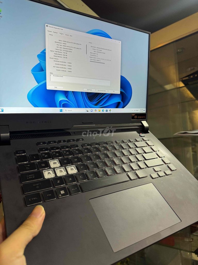 ASUS ROG Strix G513IC Ryzen 7 8GB/512GB RTX3050. Mua bán Laptop tại Quận Gò Vấp Tp Hồ Chí Minh được đăng bởi Thanh lí cầm đồ hình 1