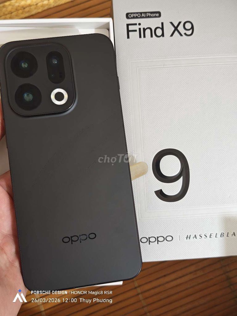 Oppo Find X9 Đen. Mua bán Điện thoại tại Quận Nam Từ Liêm Hà Nội được đăng bởi Thiều Phụ Cường hình 1