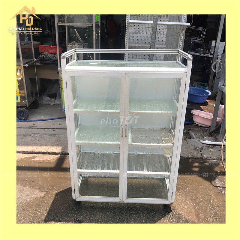 Tủ Bếp Nhôm Kính Bạc Đẹp 90%. Mua bán Tủ, kệ gia đình tại Quận Gò Vấp Tp Hồ Chí Minh được đăng bởi Công Ty TNHH TM DV INKPRO hình 1