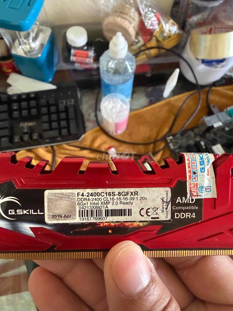 RAM G.Skill F4-2400C16S-8GFXR 8GB DDR4. Mua bán Linh kiện (RAM, Card...) tại Thành phố Tam Kỳ Quảng Nam được đăng bởi Thiết Bị Thông Minh hình 1