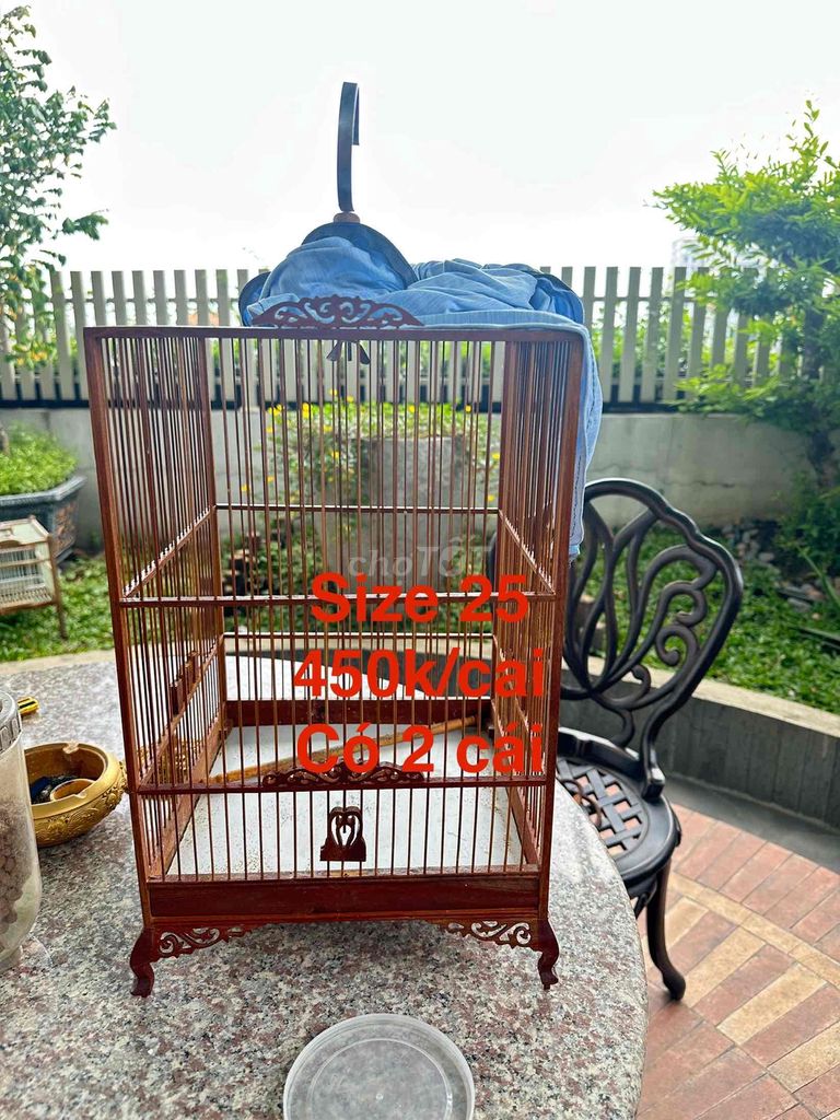 Thanh lý lồng chim khuyên, hút mật, chào mào cũ