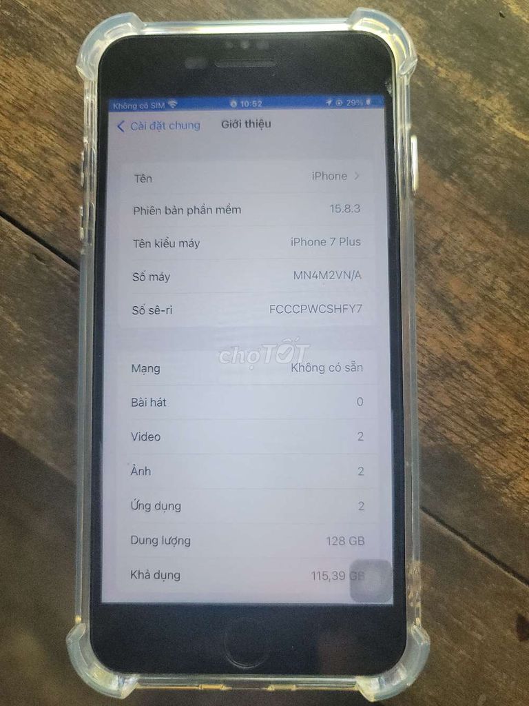 Apple iPhone 7 Plus 128GB Đen Đã dùng. Mua bán Điện thoại tại Quận Thanh Khê Đà Nẵng được đăng bởi Thanh hình 1