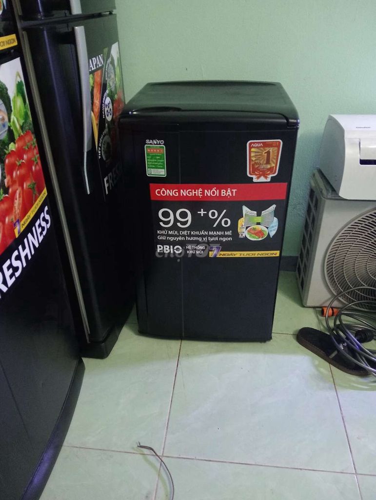 Tủ lạnh Sanyo Đen Đã qua sử dụng. Mua bán Tủ lạnh tại Quận Bình Thuỷ Cần Thơ được đăng bởi Hoa Nguyen hình 1