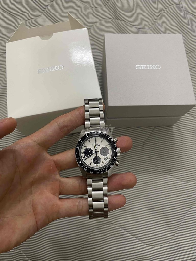 Đồng hồ Seiko Speedtimer Panda Bạc. Mua bán Đồng hồ tại Quận Tây Hồ Hà Nội được đăng bởi hoainam kta hình 1
