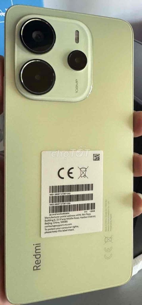 Xiaomi Redmi Note 14 6GB/128GB Xanh lá. Mua bán Điện thoại tại Thành phố Buôn Ma Thuột Đắk Lắk được đăng bởi Tiến BMT47 hình 1