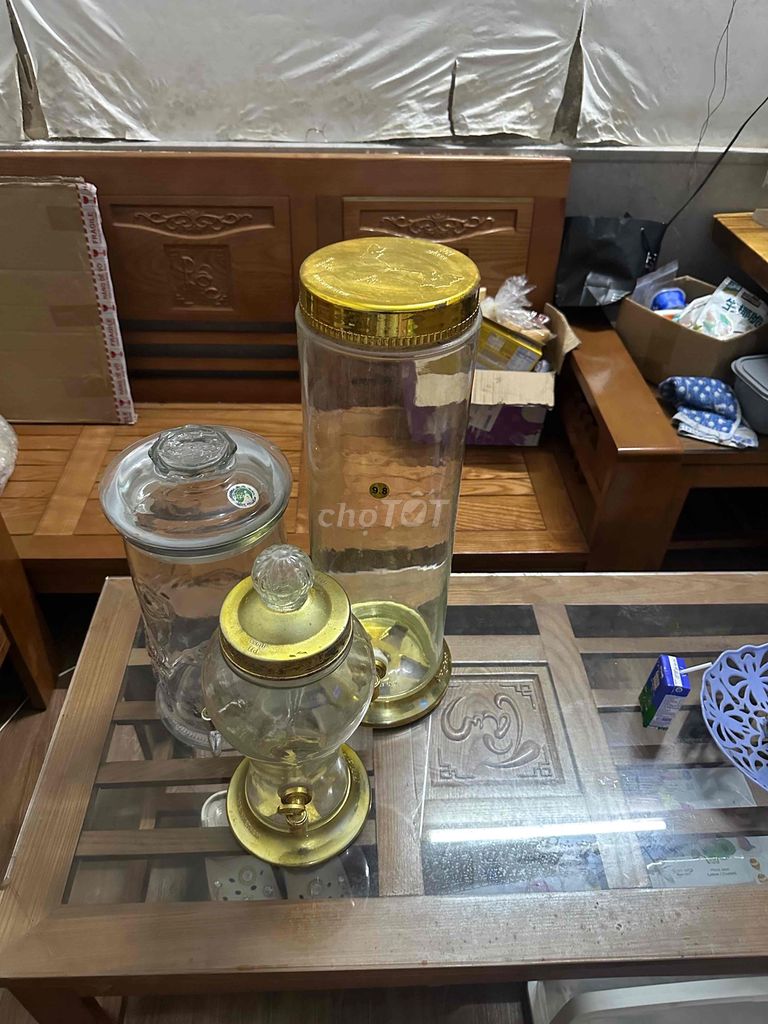 Bình ngâm rượu thủy tinh có vòi. Mua bán Dụng cụ nhà bếp tại Quận Ngũ Hành Sơn Đà Nẵng được đăng bởi Võ Viết Hoàng hình 1