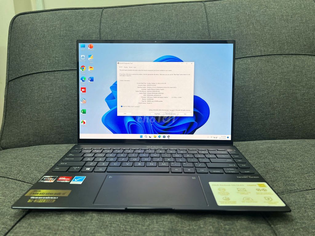 ASUS ZENBOOK UM5401 OLED NÉT CĂNG CHÍP H GAMING