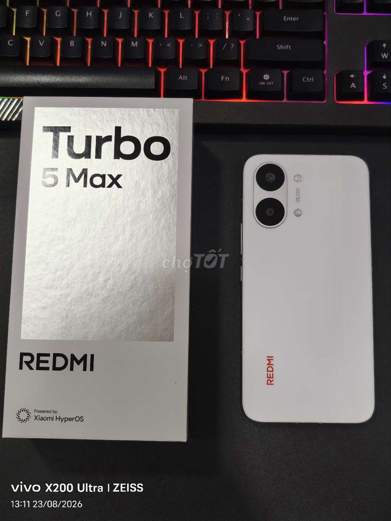 Xiaomi Turbo 5 Max 12/256 99% fullbox keng sạc 09l. Mua bán Điện thoại tại Quận Ninh Kiều Cần Thơ được đăng bởi Nguyễn Toàn hình 1