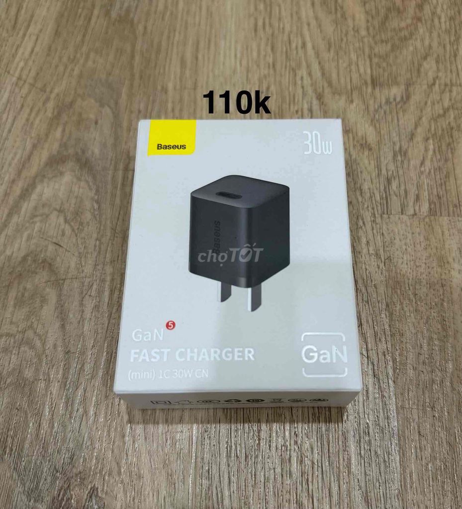 Cốc sạc [Baseus-30W] Mới 100%. Mua bán Phụ kiện (Màn hình, Chuột...) tại Quận 5 Tp Hồ Chí Minh được đăng bởi Plus Tech hình 1