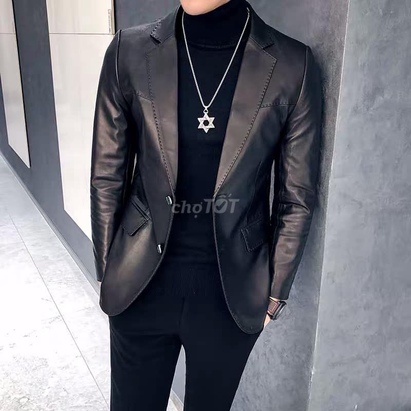 Áo vest da MVIO Nam Da Đen Hàn Quốc. Mua bán Quần áo tại Quận 7 Tp Hồ Chí Minh được đăng bởi Man hình 1